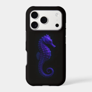 Black 4 Luxe iPhone 17 Pro, Violet Blue Seahorse