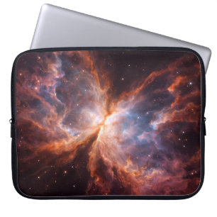 Black 4 Luxe Laptop Sleeve, Butterfly Nebula Laptop Sleeve