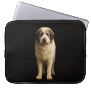 Black 4 Luxe Laptop Sleeve, Mioritic Shepherd Laptop Sleeve