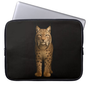 Black 4 Luxe Laptop Sleeve, Silent Lynx Laptop Sleeve