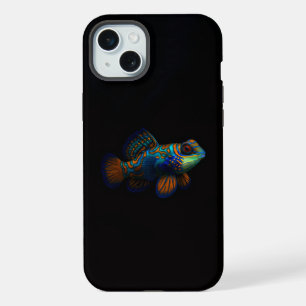 Black 4 Luxe, Mandarin Dragonet Fish iPhone 15 Plus Case