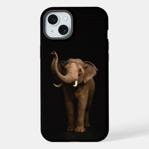 Black 4 Luxe, Mighty Elephant iPhone 15 Plus Case