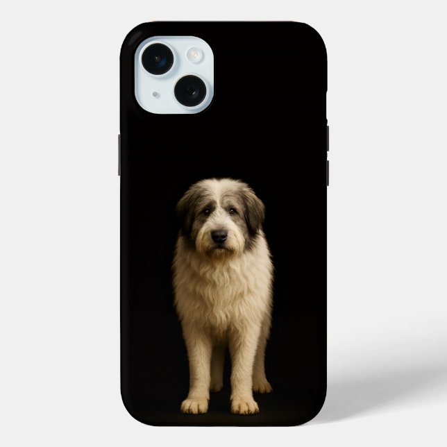 Black 4 Luxe, Mioritic Shepherd iPhone 15 Plus Case-Mate iPhone Case (Back)