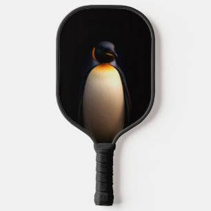 Black 4 Luxe Pickleball Paddle, Emperor Penguin Paddle