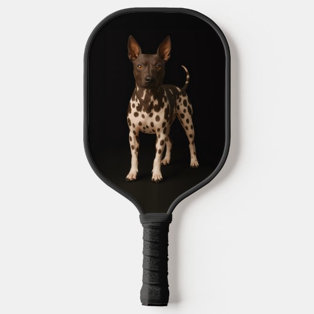 Black 4 Luxe Pickleball Paddle, Hairless Terrier Pickleball Paddle (Back)