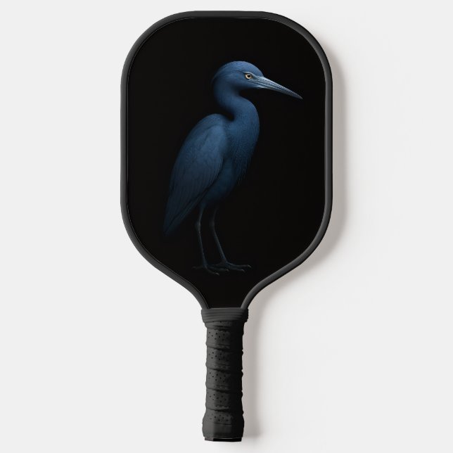 Black 4 Luxe Pickleball Paddle, Little Blue Heron Pickleball Paddle (Back)