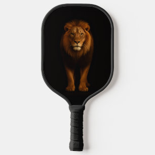 Black 4 Luxe Pickleball Paddle, Majestic Lion Paddle
