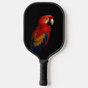 Black 4 Luxe Pickleball Paddle, Scarlet Parrot Pickleball Paddle