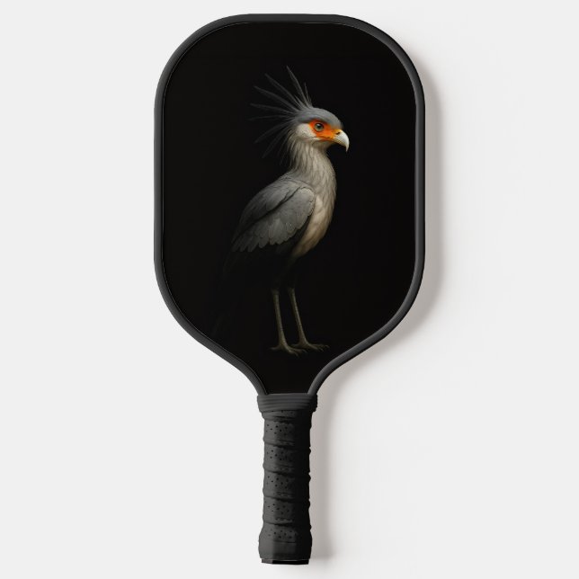 Black 4 Luxe Pickleball Paddle, Secretarybird Paddle (Back)