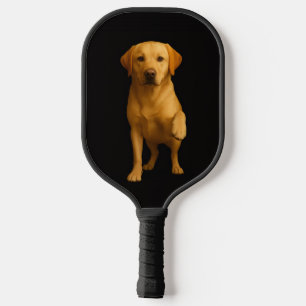Black 4 Luxe Pickleball Paddle, Tender Labrador Paddle