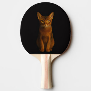 Black 4 Luxe ping pong paddle, Abyssinian Beauty Ping Pong Paddle