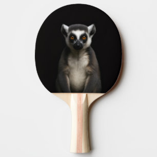 Black 4 Luxe ping pong paddle, Gentle Lemur Ping Pong Paddle