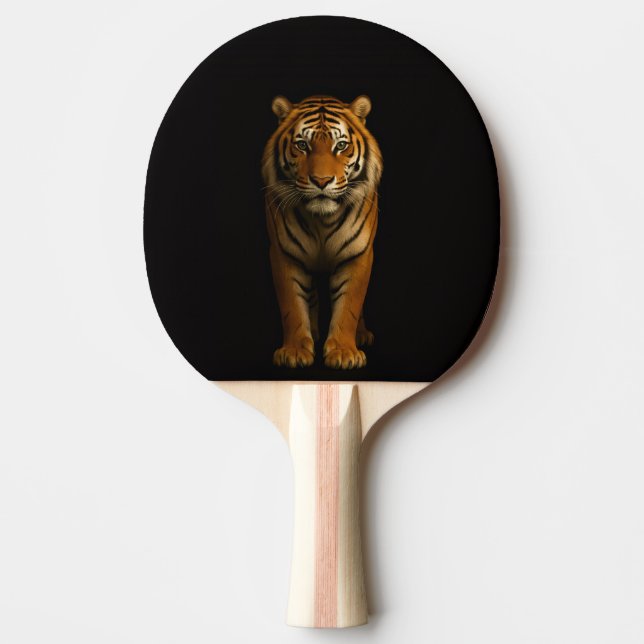 Black 4 Luxe ping pong paddle, Noble Tiger Ping Pong Paddle (Front)