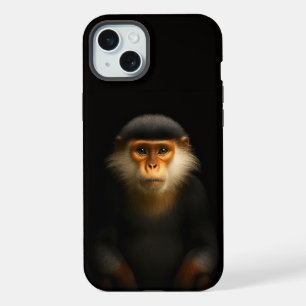 Black 4 Luxe, Red Douc Langur iPhone 15 Plus Case