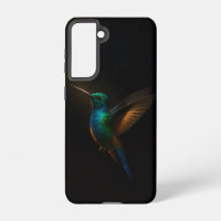 Black 4 Luxe Samsung Galaxy S21 Case, Flying Bird