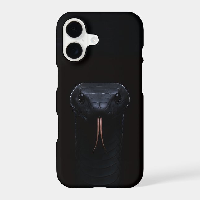 Black 4 Luxe Samsung Galaxy S21 Plus, Black Mamba S21+ Case (Back)