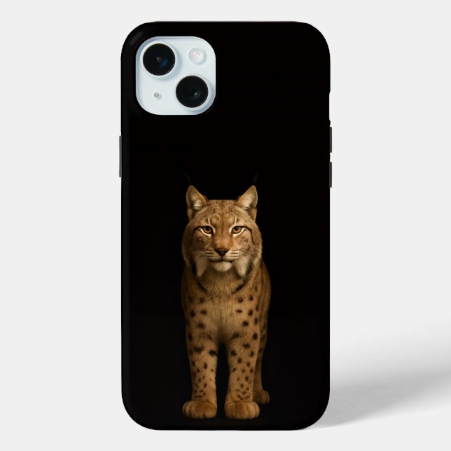 Black 4 Luxe, Silent Lynx iPhone 15 Plus Case-Mate iPhone Case (Back)