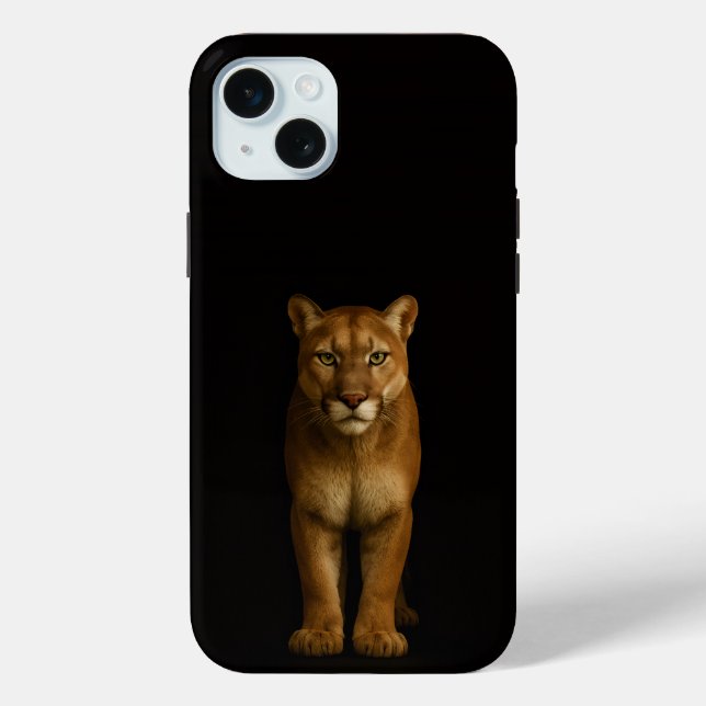 Black 4 Luxe, Silent Prime Puma iPhone 15 Plus Case-Mate iPhone Case (Back)
