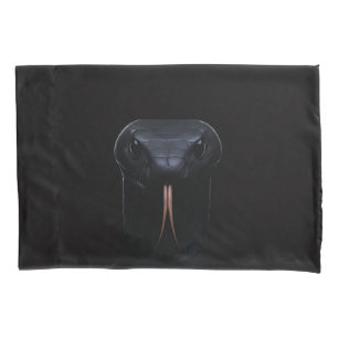 Black 4 Luxe Single Pillowcase, Black Mamba Pillowcase