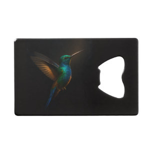 Black 4 Luxe Steel Bottle Opener Humming Bird