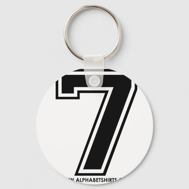 Black 7 key ring (Front)