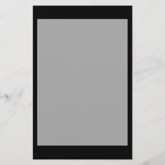 black 8 x 11 design your own product stationery