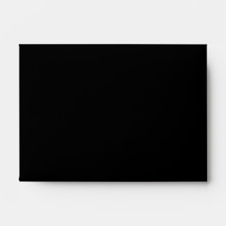 Black A-6 Envelope Template