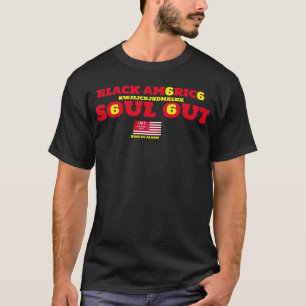 BLACK A SOUL OUT Basic Dark T-Shirt