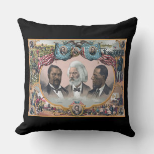 Black Abolitionist Heroes, Bailey Douglass Cushion