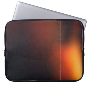 Black abstract background. Photo effect. Retro fil Laptop Sleeve