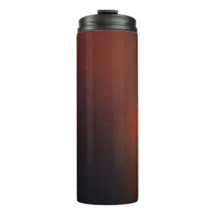 Black abstract background. Photo effect. Retro fil Thermal Tumbler