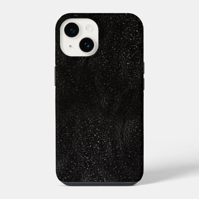 Black Abstract Outer Space Astronomical Design iPhone Case (Back)