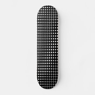 Black abstract pattern skateboard