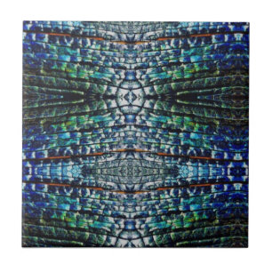 Black Abstract Tile