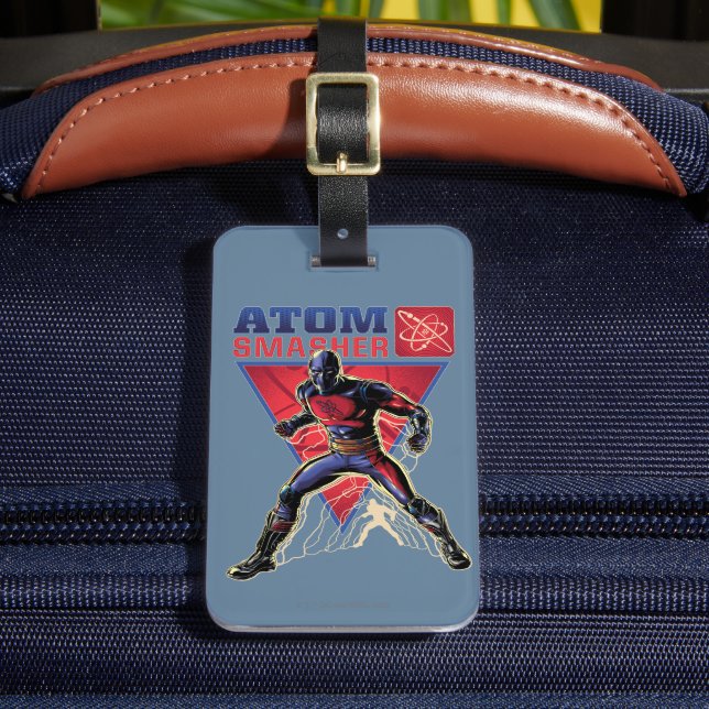 Black Adam | Atom Smasher Character Graphic Luggage Tag (Front Insitu 2)