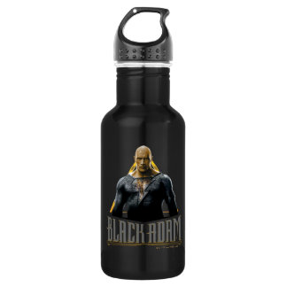 Black Adam Character and Name Graphic 532 Ml Water Bottle