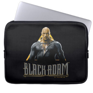 Black Adam Character and Name Graphic Laptop Sleeve