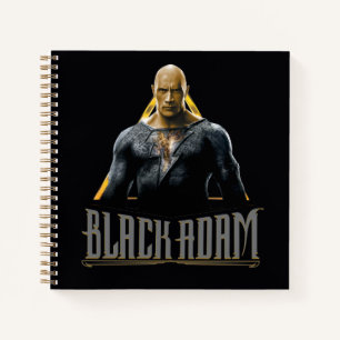 Black Adam Character and Name Graphic Notebook