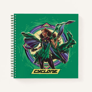 Black Adam Cyclone Character Graphic Notebook