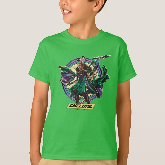 Black Adam | Cyclone Character Graphic T-Shirt (Front)