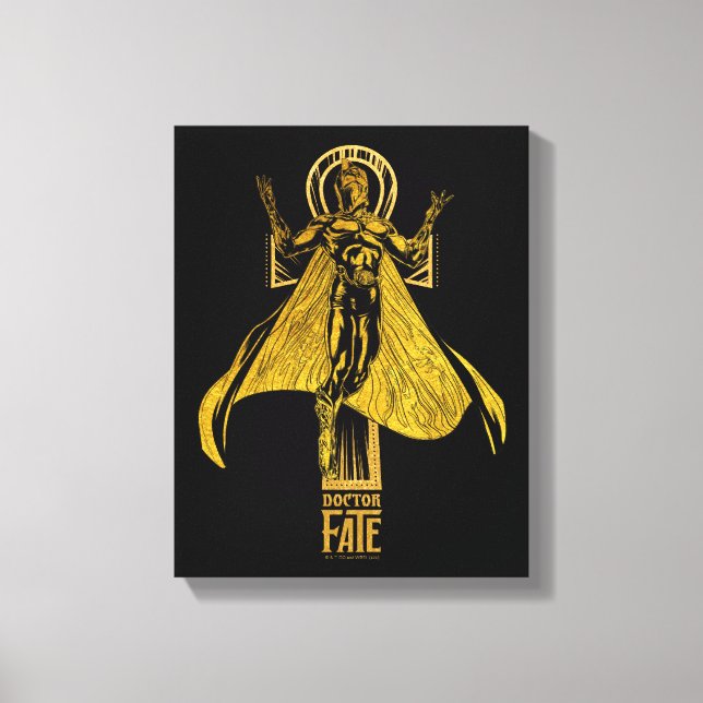 Black Adam | Doctor Fate Character Graphic Canvas Print (Front)