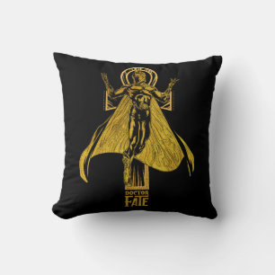 Black Adam   Doctor Fate Character Graphic Cushion