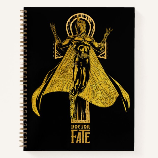 Black Adam | Doctor Fate Character Graphic Notebook (Front)