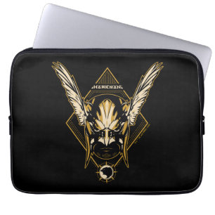 Black Adam Hawkman Helmet Graphic Laptop Sleeve