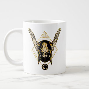 Black Adam Hawkman Helmet Graphic Large Coffee Mug