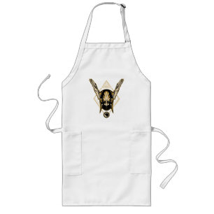 Black Adam   Hawkman Helmet Graphic Long Apron