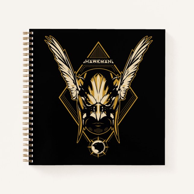 Black Adam | Hawkman Helmet Graphic Notebook (Front)