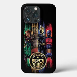 Black Adam Justice Society Heroes In Stripes iPhone 13 Pro Case