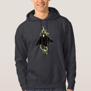 Black Adam Lightning Silhouette Graphic Hoodie