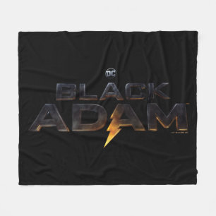 Black Adam Theatrical Logo Fleece Blanket